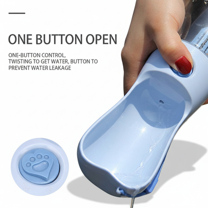 Portable Pet Water Bottle & Feeder